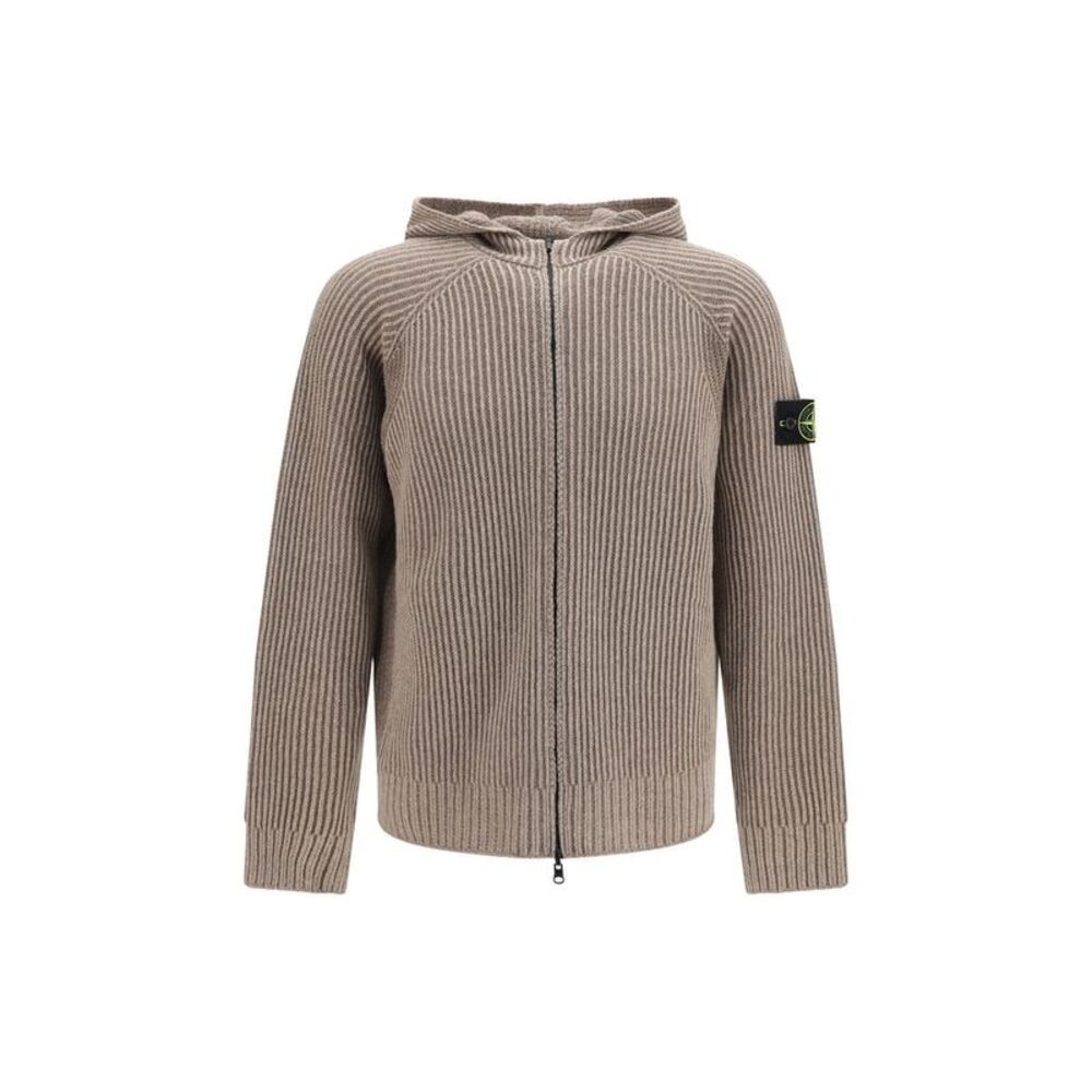 Stone Island Beige Cashmere Men's Sweatshirt